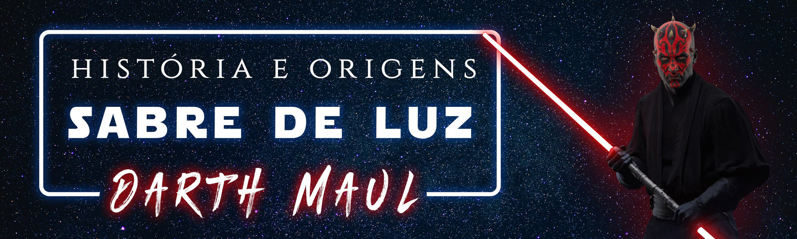 Duplo sabre de luz Darth Maul