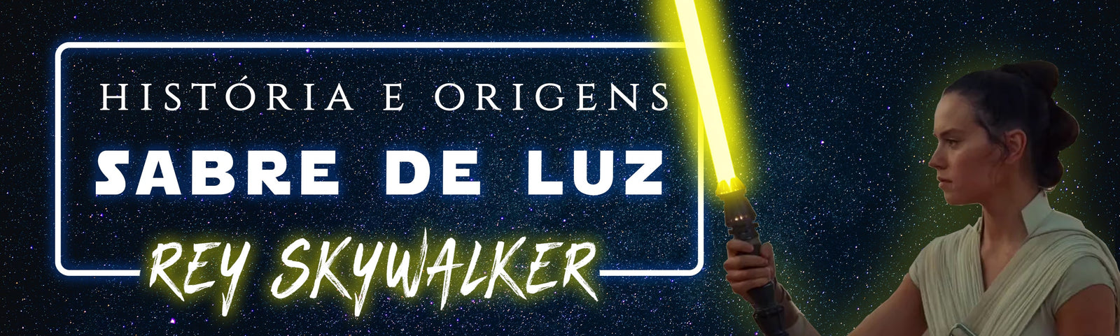 Sabre de luz amarelo do Rey Skywalker