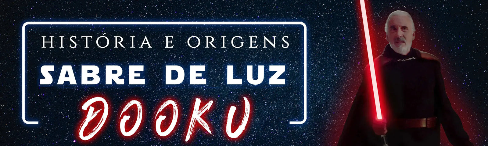 O sabre de luz curvo do Conde Dooku
