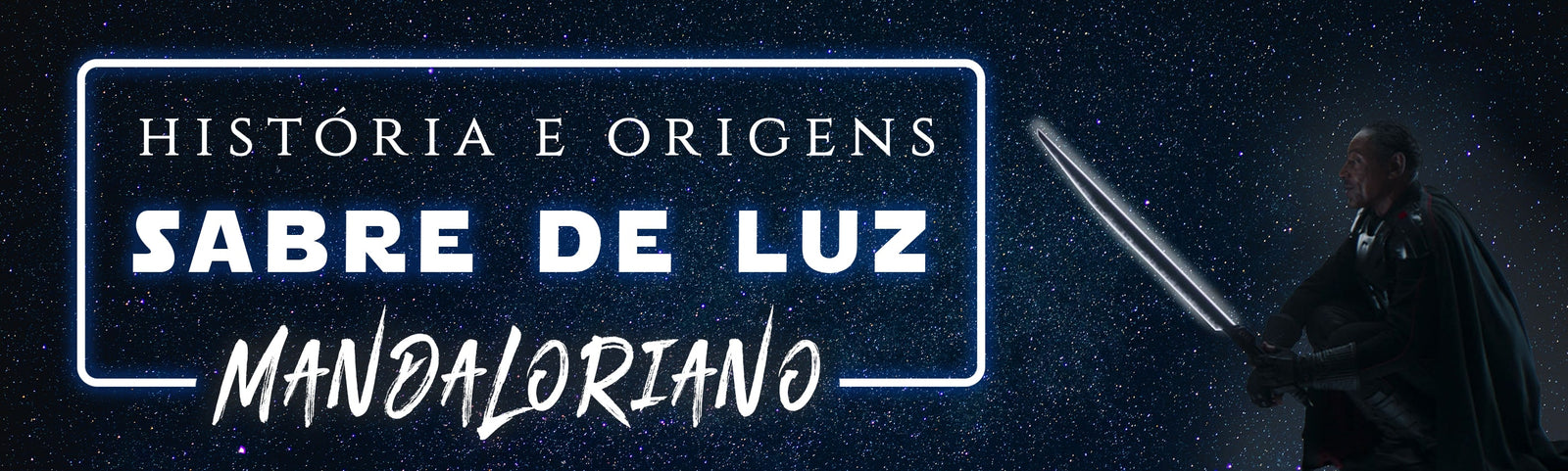 Sabre de luz preto Mandaloriano