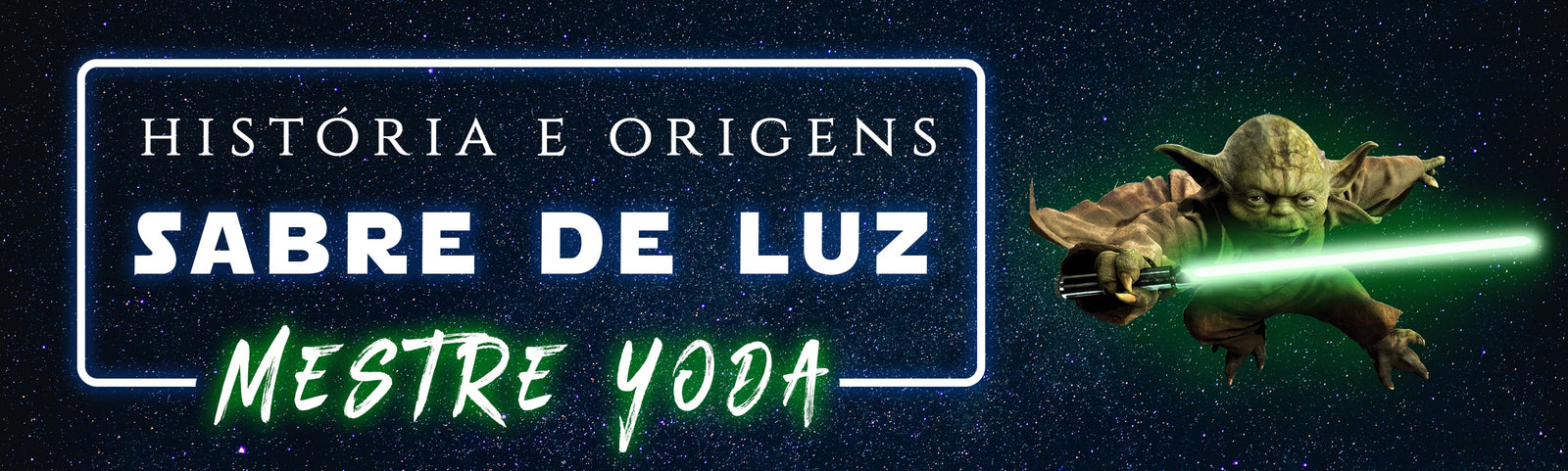 Sabre de luz verde do Mestre Yoda