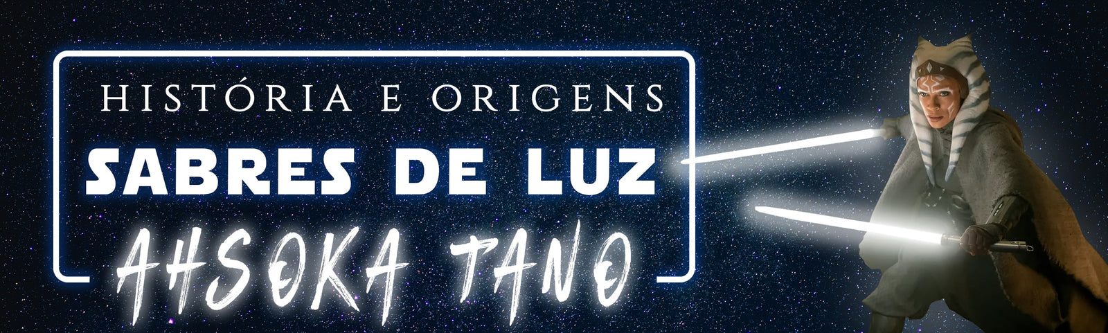 Sabres de luz brancos da Ahsoka Tano